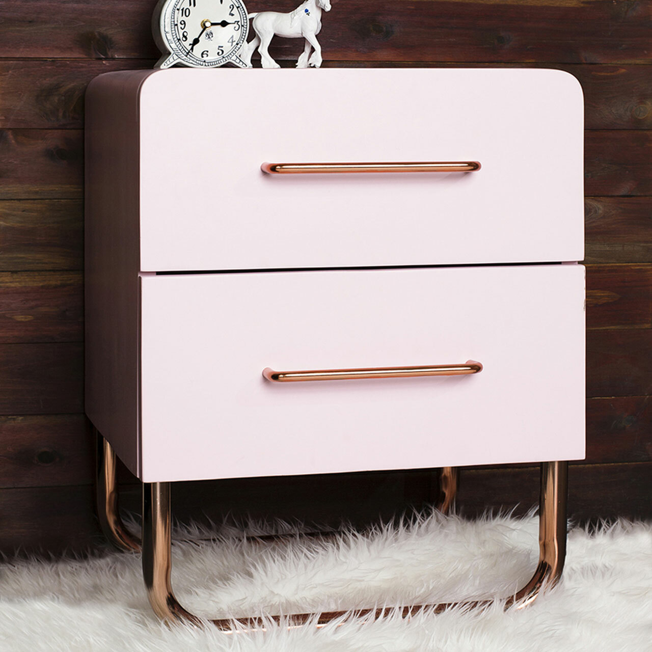 side table pink